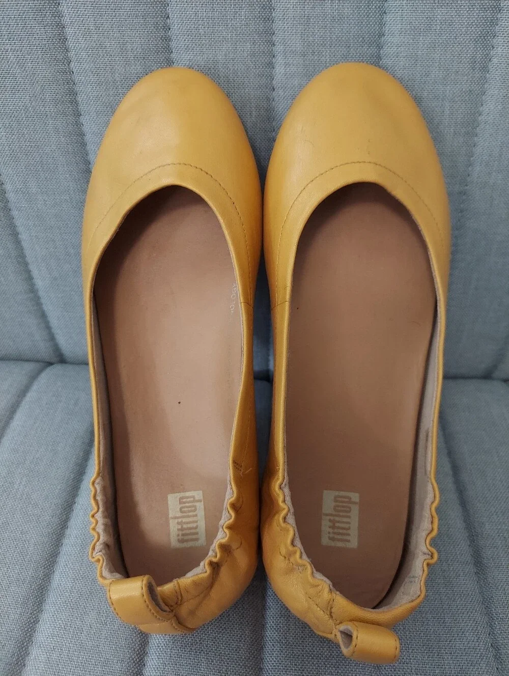 Fitflop Allegro Slip On Ballet Flats Tan US Size 7 Everyday Comfort